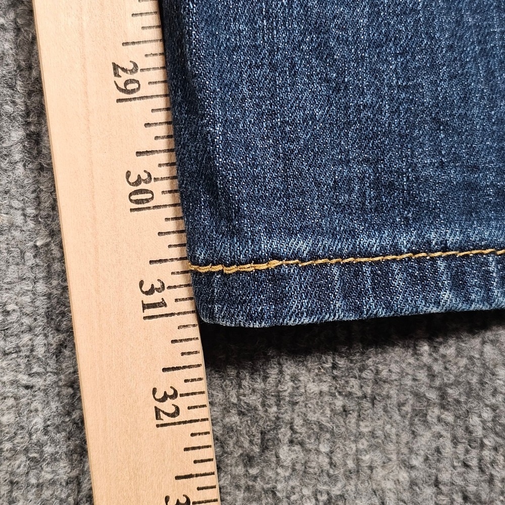 Levi's 513 Slim Straight Jeans Men 36x32 Dark Wash Blue Stretch Denim 085130183 - Picture 11 of 11